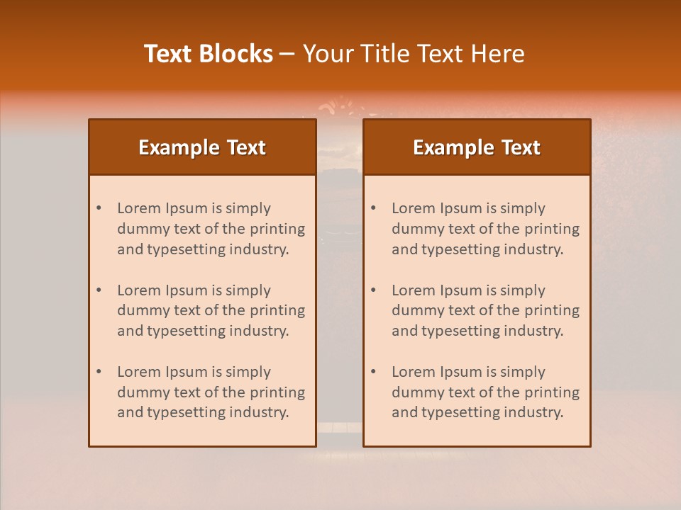 Frame Distressed Graphic PowerPoint Template