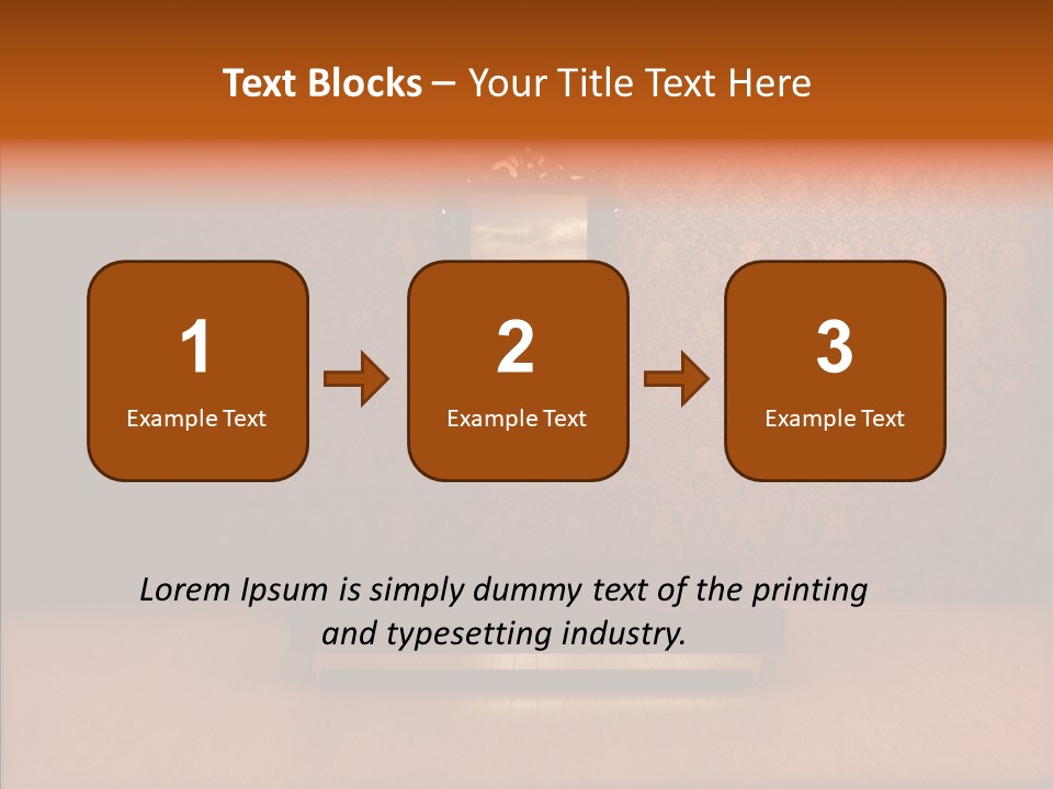 Frame Distressed Graphic PowerPoint Template