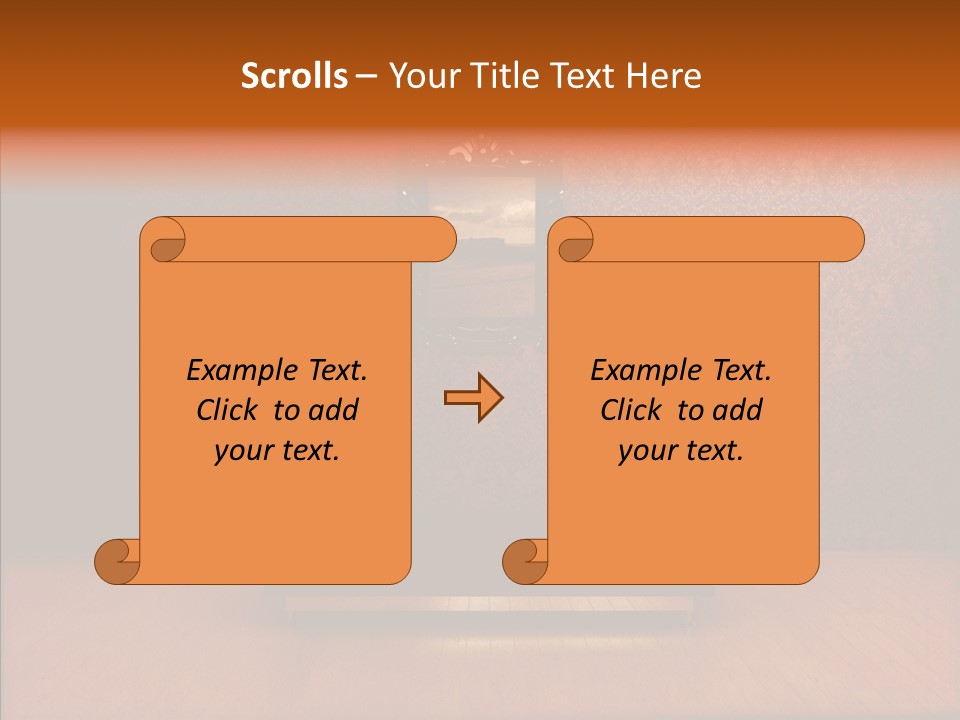 Frame Distressed Graphic PowerPoint Template