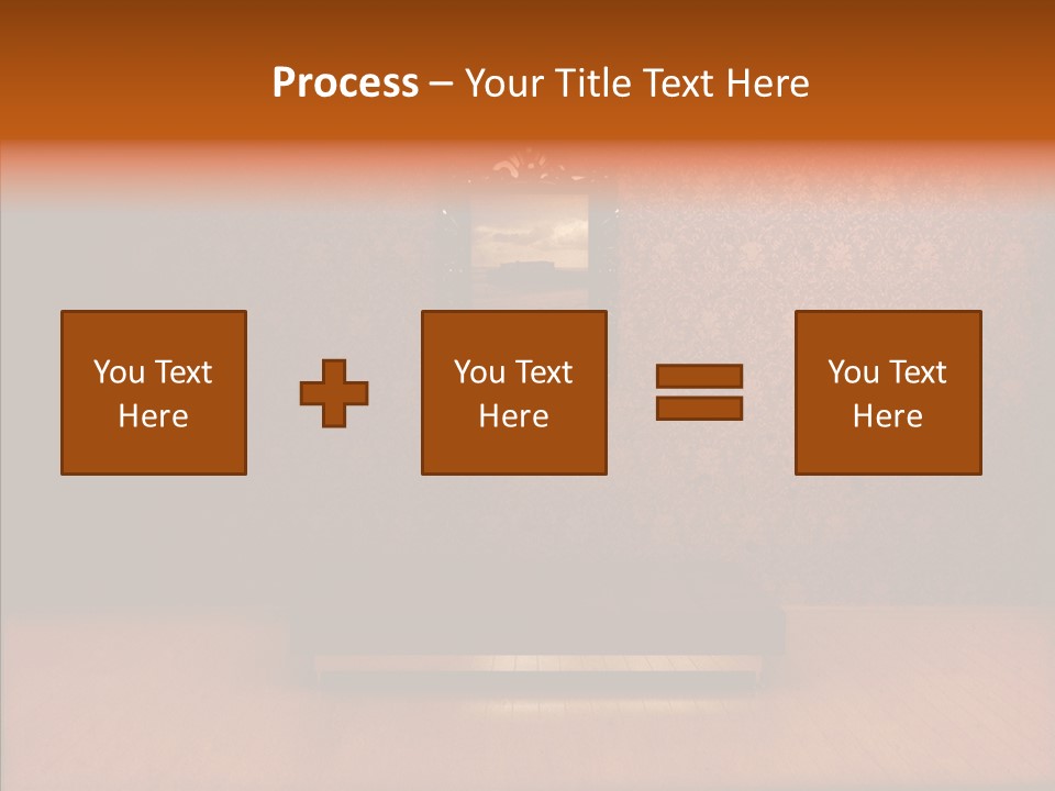 Frame Distressed Graphic PowerPoint Template