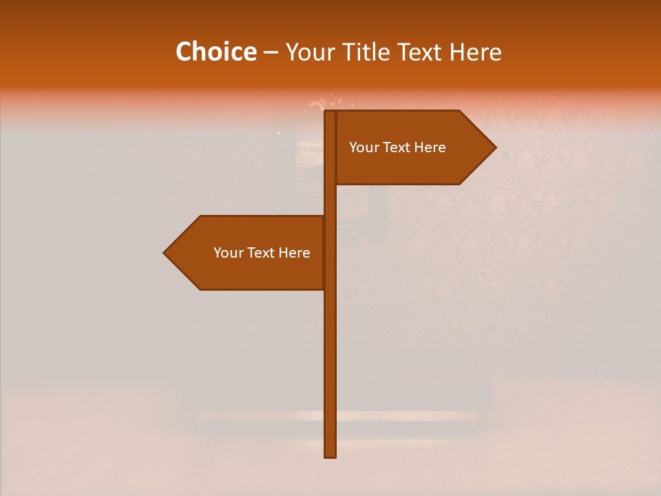 Frame Distressed Graphic PowerPoint Template