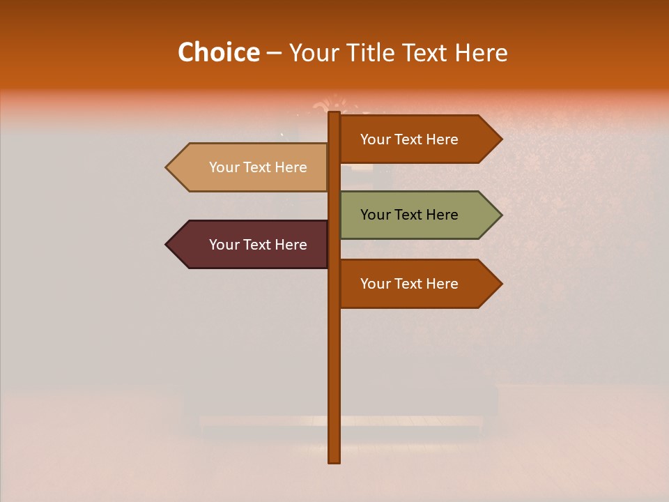 Frame Distressed Graphic PowerPoint Template
