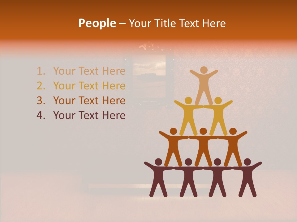 Frame Distressed Graphic PowerPoint Template