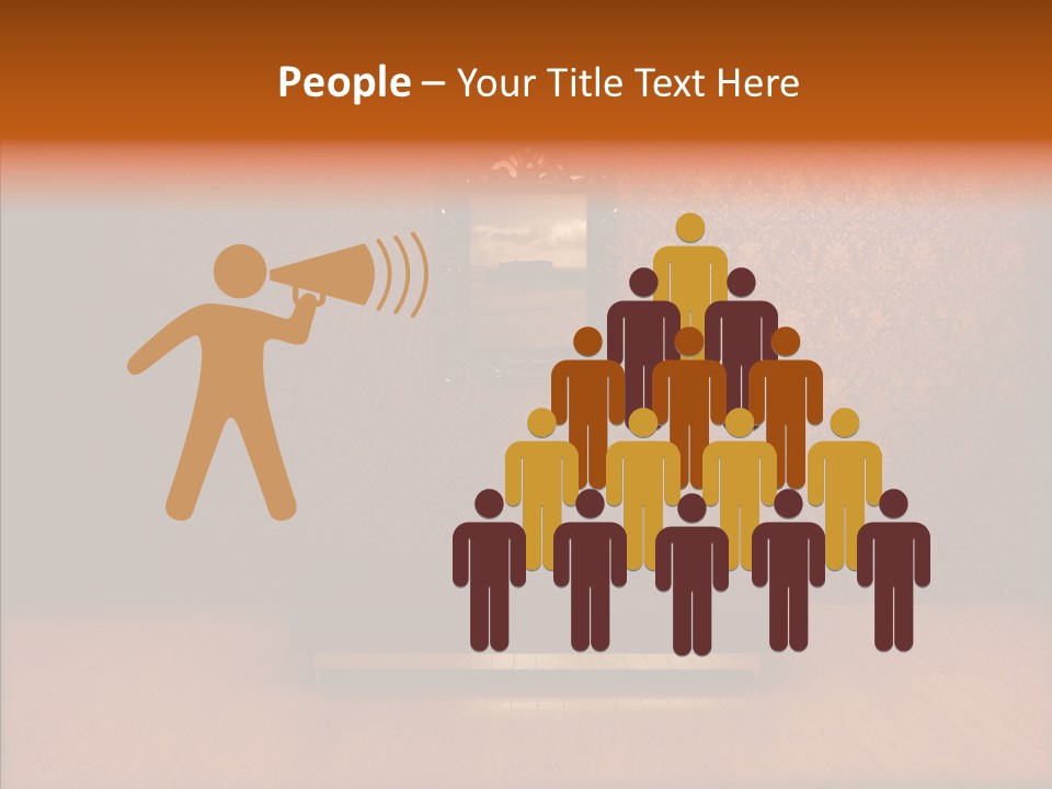 Frame Distressed Graphic PowerPoint Template