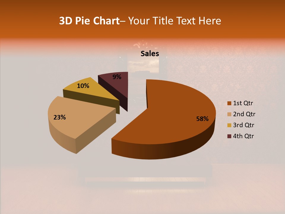 Frame Distressed Graphic PowerPoint Template