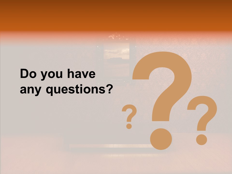 Frame Distressed Graphic PowerPoint Template