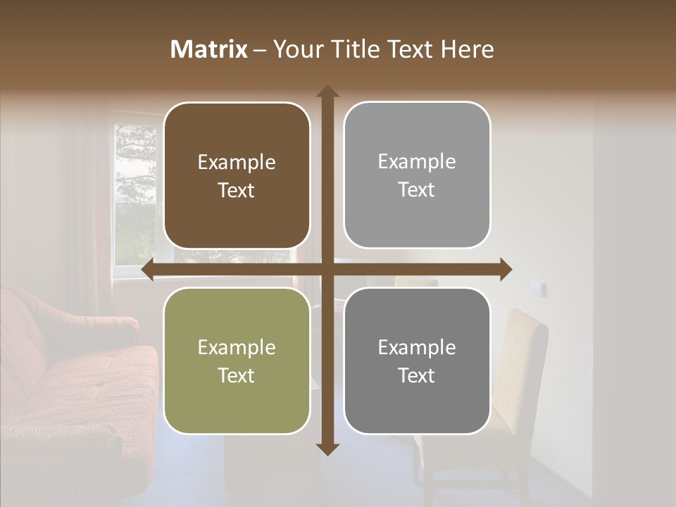 Yellow Covered Bedrooms PowerPoint Template