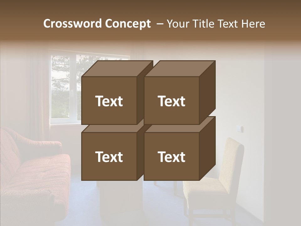Yellow Covered Bedrooms PowerPoint Template