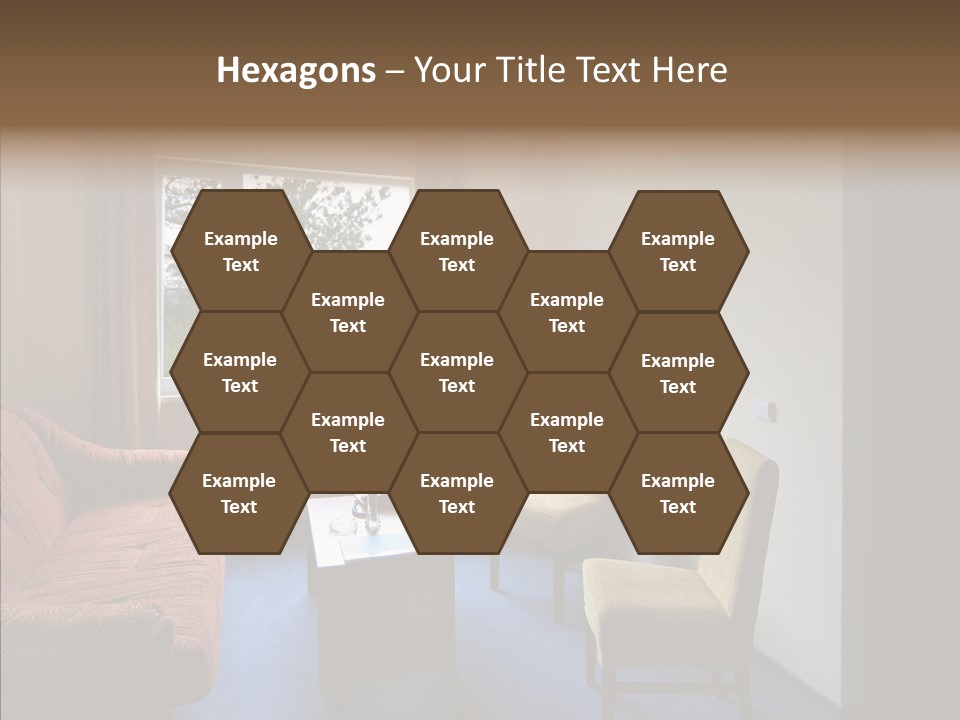 Yellow Covered Bedrooms PowerPoint Template