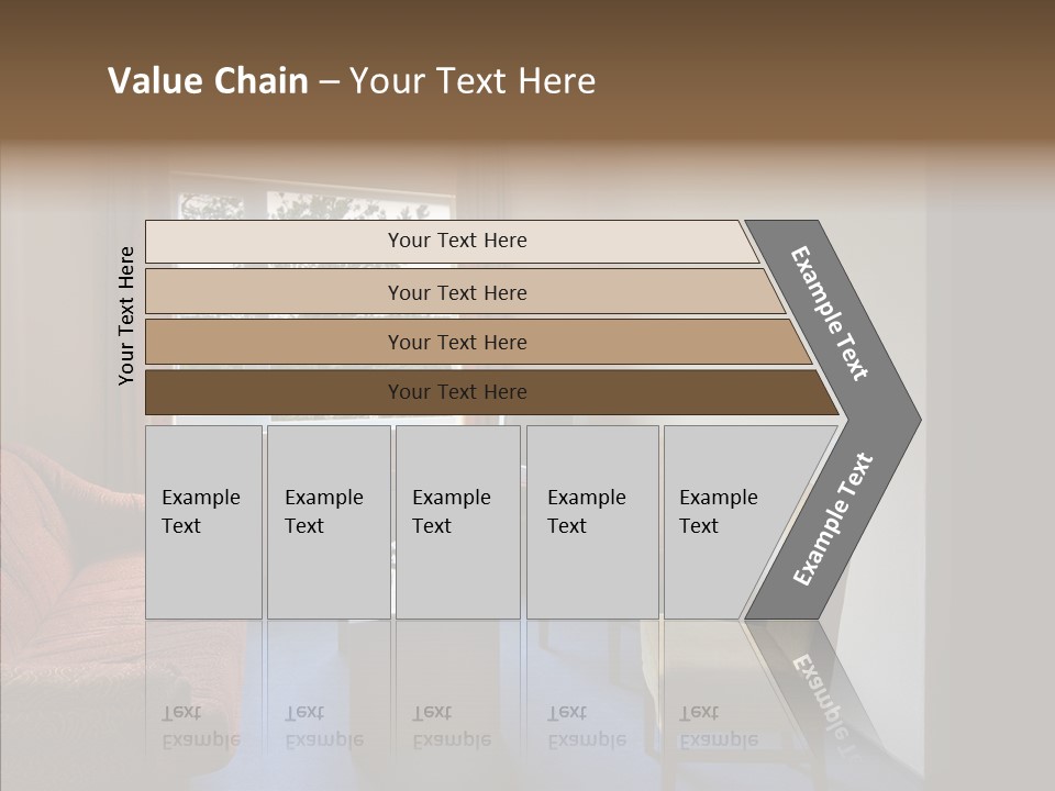 Yellow Covered Bedrooms PowerPoint Template