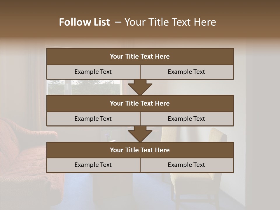 Yellow Covered Bedrooms PowerPoint Template