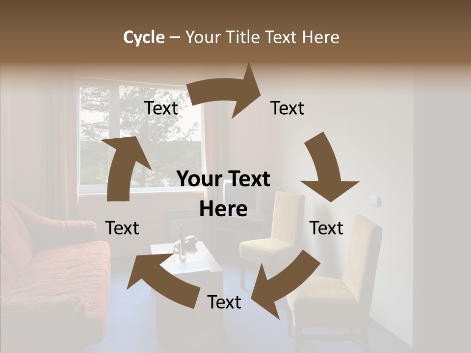 Yellow Covered Bedrooms PowerPoint Template