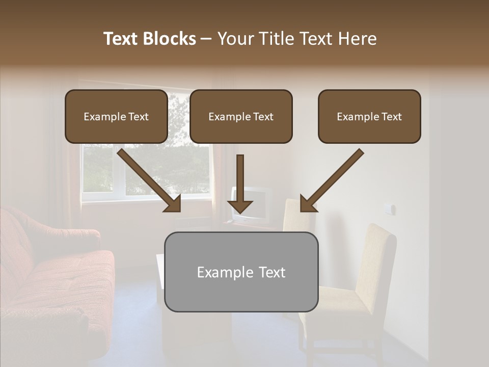 Yellow Covered Bedrooms PowerPoint Template
