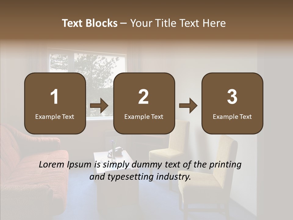 Yellow Covered Bedrooms PowerPoint Template