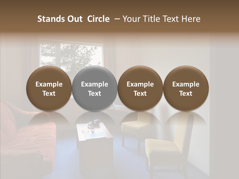 Yellow Covered Bedrooms PowerPoint Template