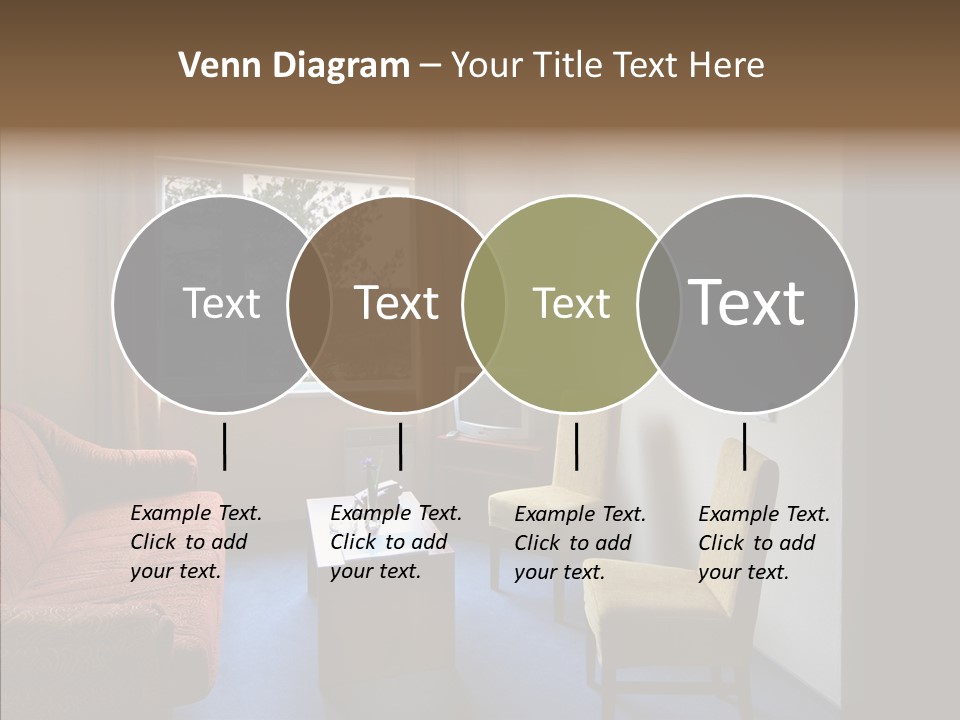 Yellow Covered Bedrooms PowerPoint Template
