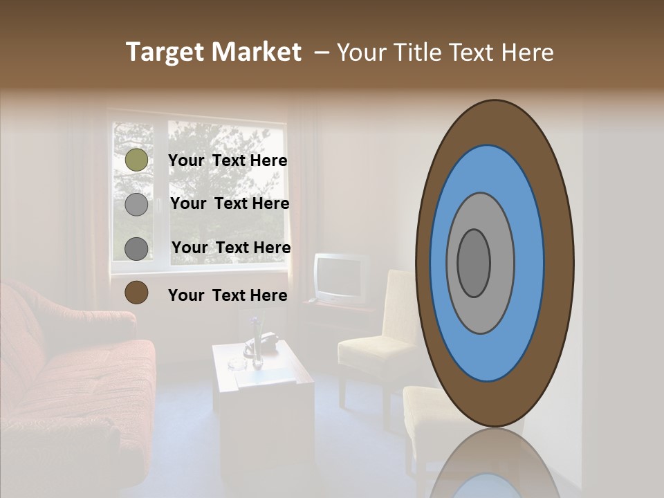 Yellow Covered Bedrooms PowerPoint Template