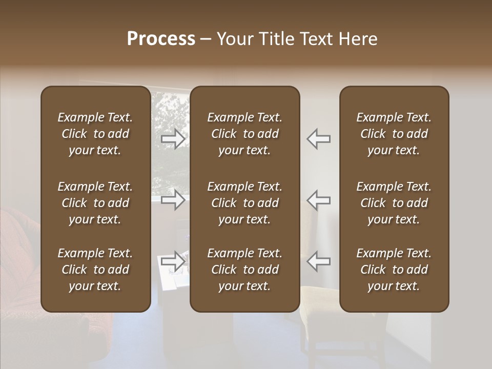 Yellow Covered Bedrooms PowerPoint Template