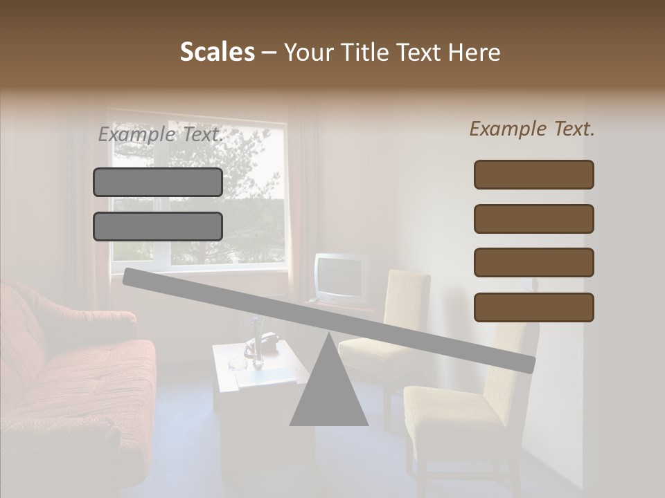 Yellow Covered Bedrooms PowerPoint Template