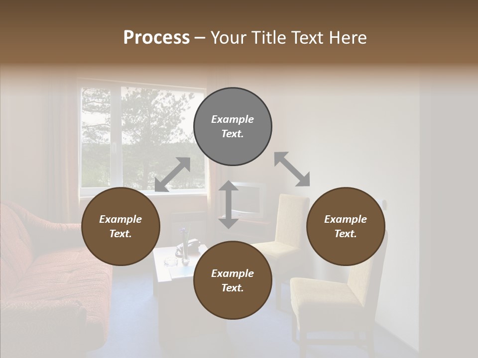 Yellow Covered Bedrooms PowerPoint Template