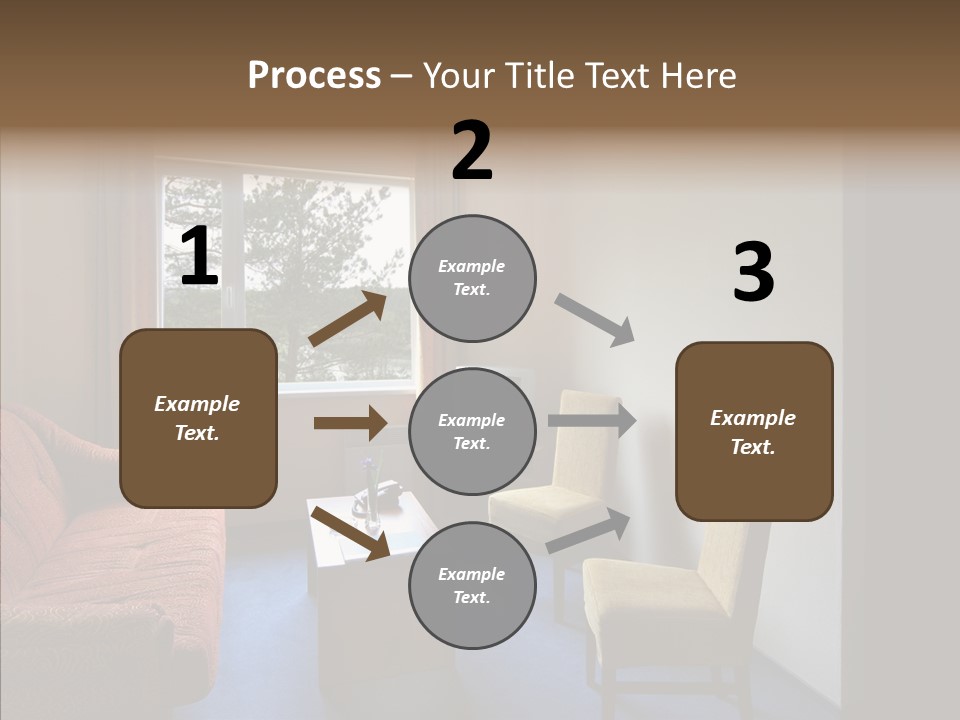 Yellow Covered Bedrooms PowerPoint Template