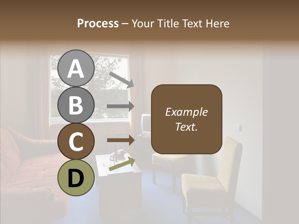 Yellow Covered Bedrooms PowerPoint Template