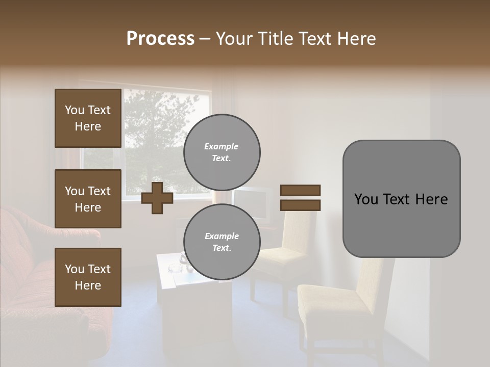 Yellow Covered Bedrooms PowerPoint Template