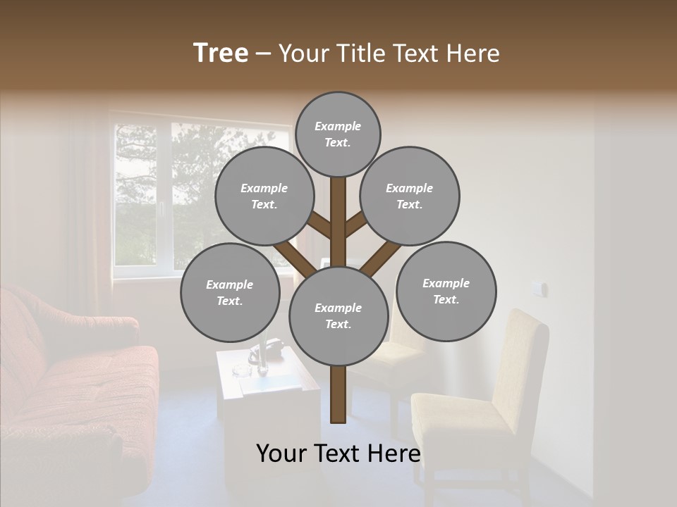 Yellow Covered Bedrooms PowerPoint Template