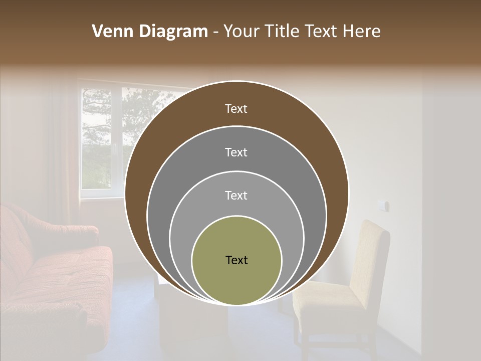 Yellow Covered Bedrooms PowerPoint Template