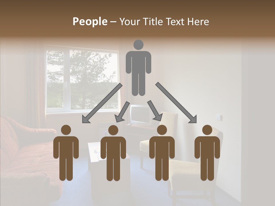 Yellow Covered Bedrooms PowerPoint Template