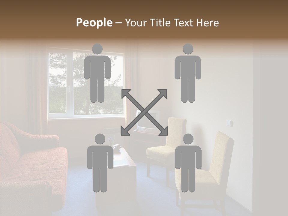 Yellow Covered Bedrooms PowerPoint Template