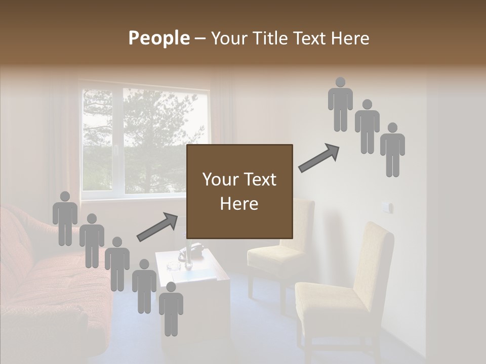 Yellow Covered Bedrooms PowerPoint Template