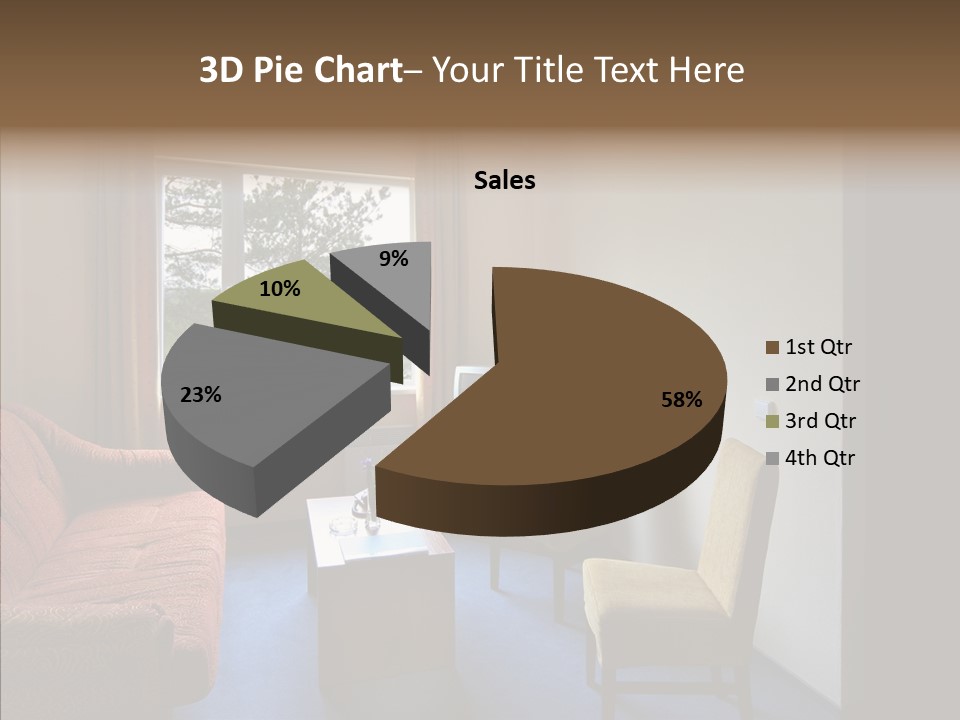 Yellow Covered Bedrooms PowerPoint Template