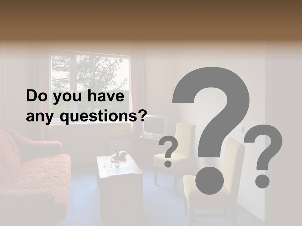 Yellow Covered Bedrooms PowerPoint Template