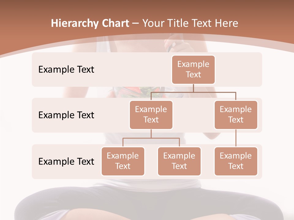 Beautiful Portrait Caucasian PowerPoint Template