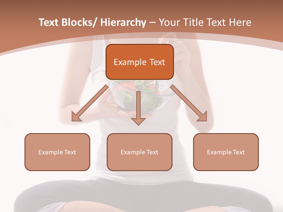 Beautiful Portrait Caucasian PowerPoint Template