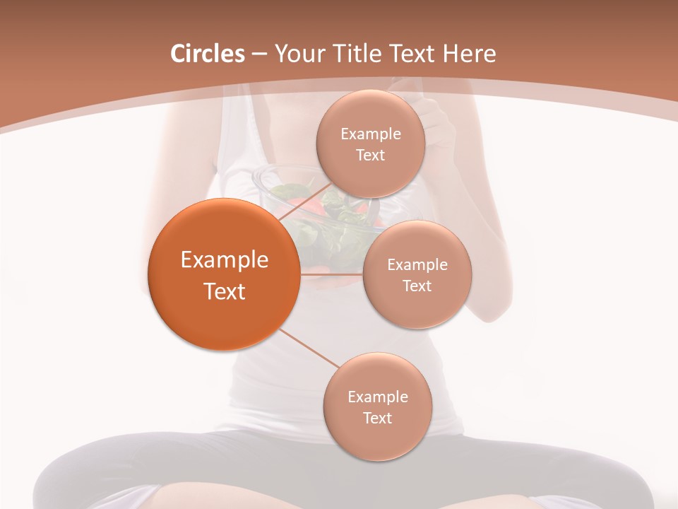 Beautiful Portrait Caucasian PowerPoint Template