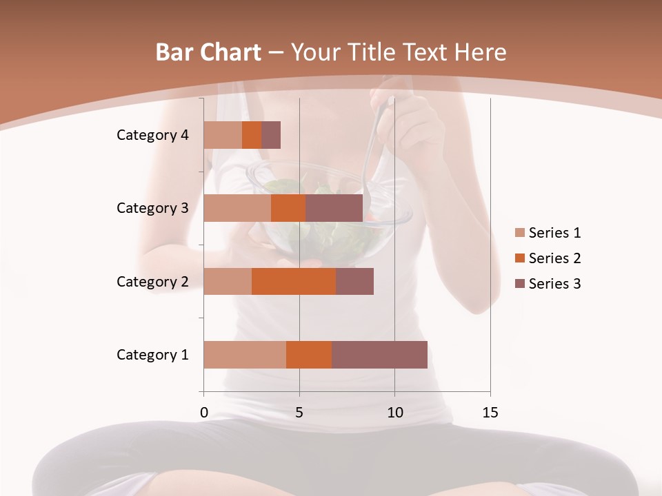Beautiful Portrait Caucasian PowerPoint Template
