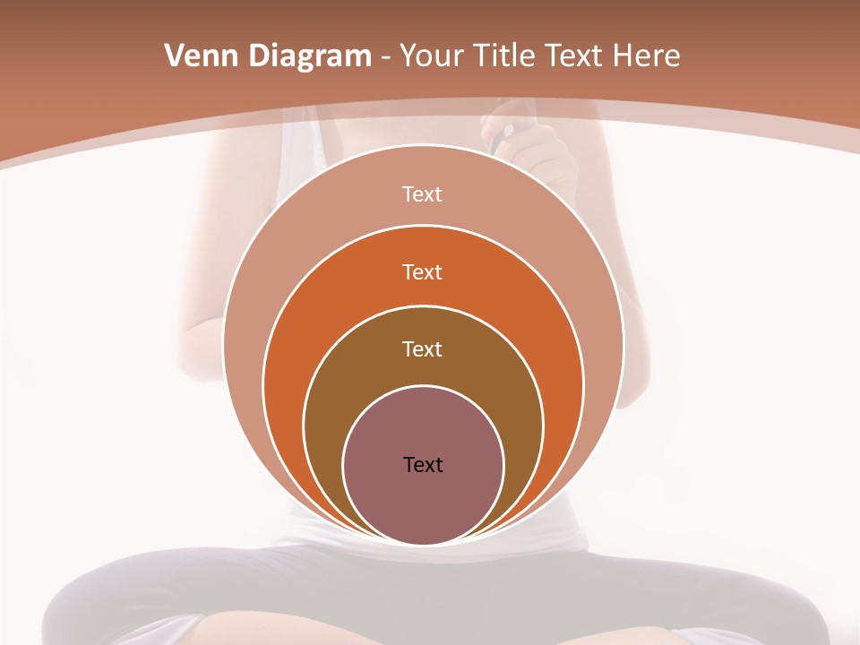 Beautiful Portrait Caucasian PowerPoint Template