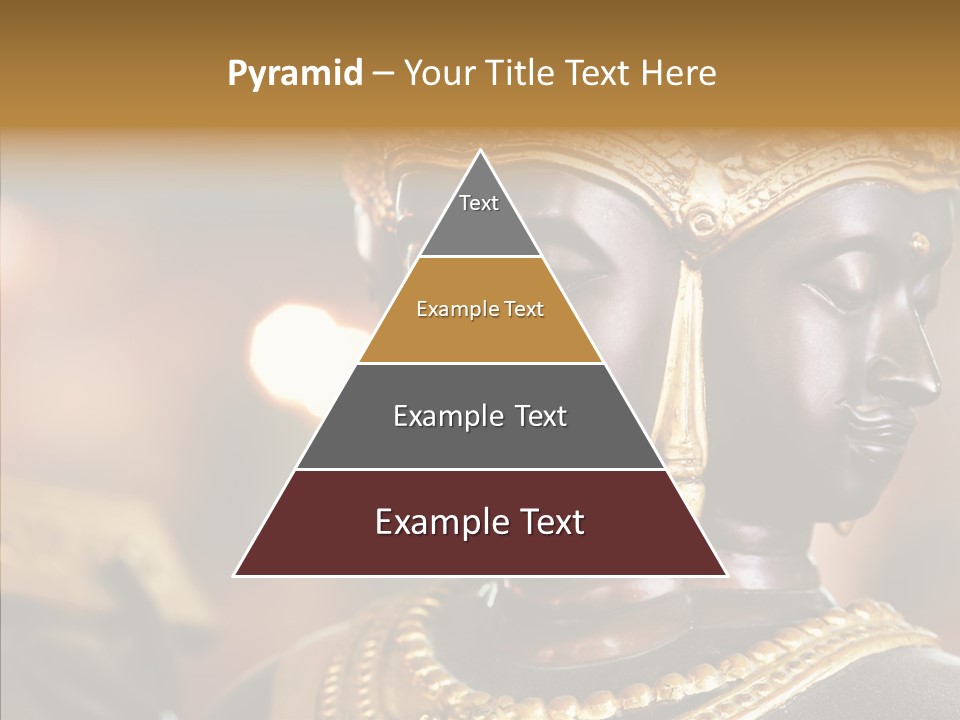 Gold Zen Prayer PowerPoint Template