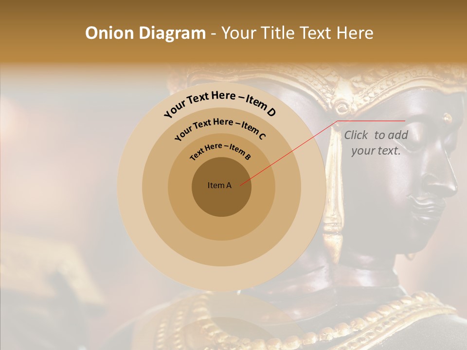 Gold Zen Prayer PowerPoint Template