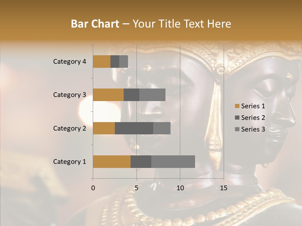 Gold Zen Prayer PowerPoint Template