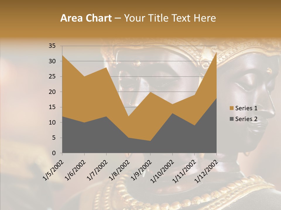 Gold Zen Prayer PowerPoint Template