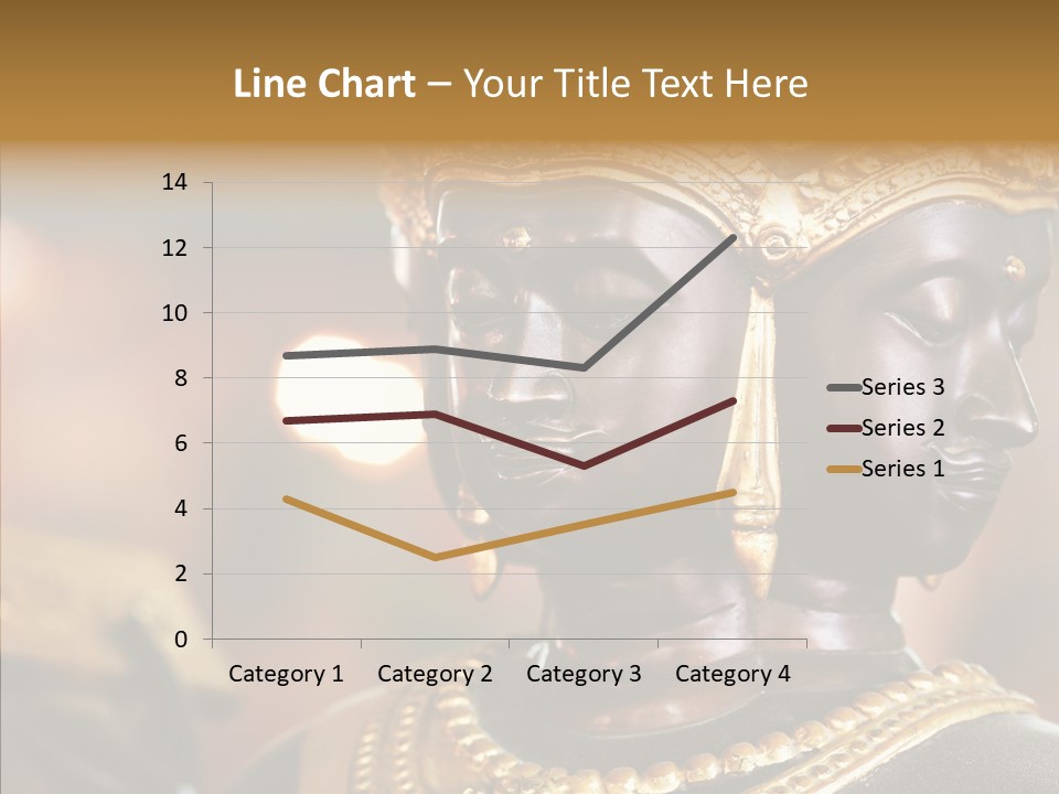 Gold Zen Prayer PowerPoint Template