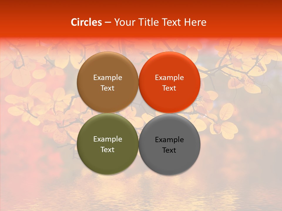 Colour Landscape Blaze PowerPoint Template