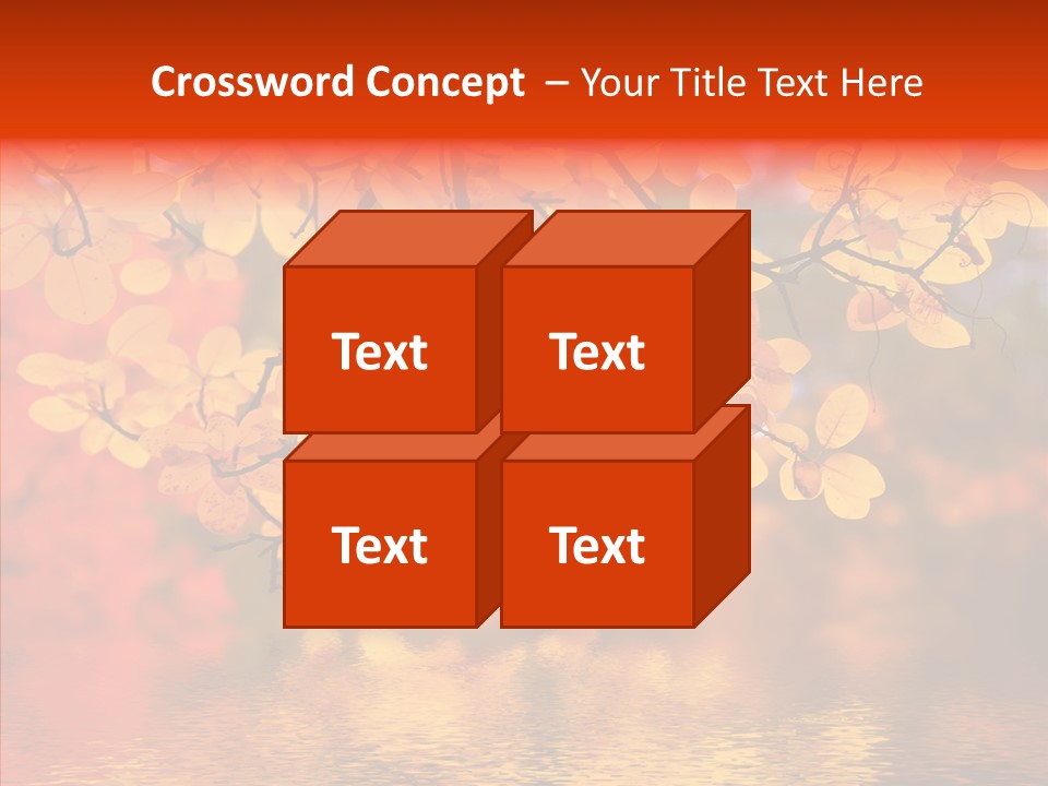 Colour Landscape Blaze PowerPoint Template