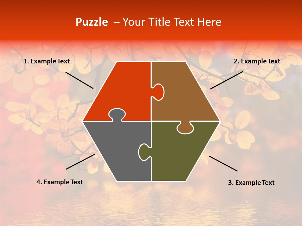 Colour Landscape Blaze PowerPoint Template