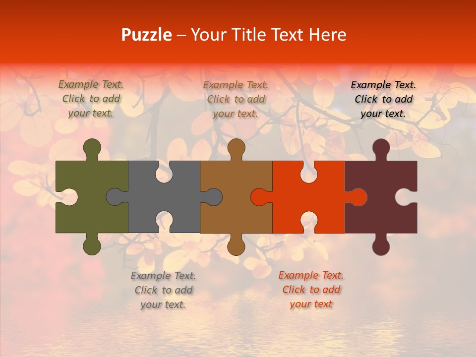 Colour Landscape Blaze PowerPoint Template