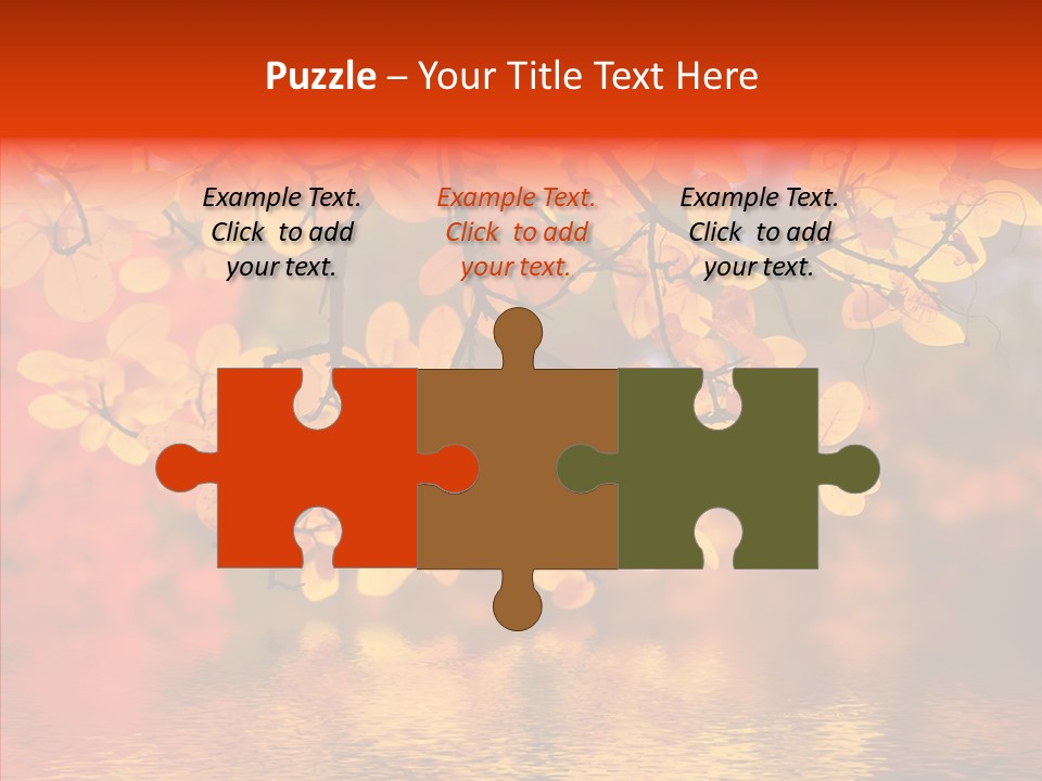 Colour Landscape Blaze PowerPoint Template