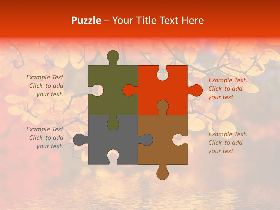 Colour Landscape Blaze PowerPoint Template